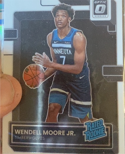 2022-23 Panini Donruss Optic #201 Wendell Moore Jr. — front