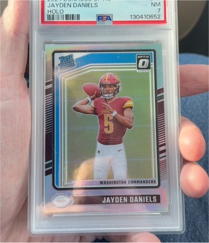 2024 Panini Donruss Optic #248 Jayden Daniels — front