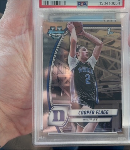 2024-25 Bowman University Chrome #16 Cooper Flagg — front
