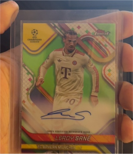 2024-25 Topps Finest UEFA Champions League #79 Leroy Sané — front