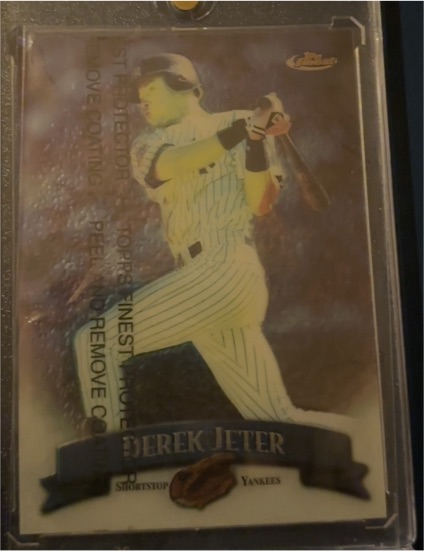1998 Topps Finest #92 Derek Jeter — front
