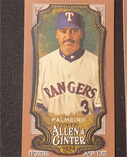 2024 Topps Allen & Ginter #307 Rafael Palmeiro — front