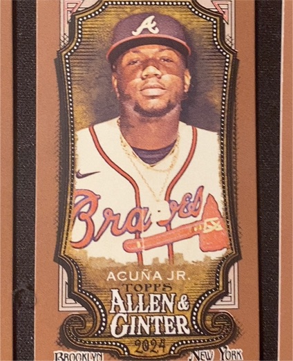 2024 Topps Allen & Ginter #20 Ronald Acuña Jr. — front