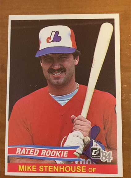 1984 Donruss #NNO Mike Stenhouse — front