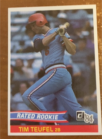 1984 Donruss #37 Tim Teufel — front