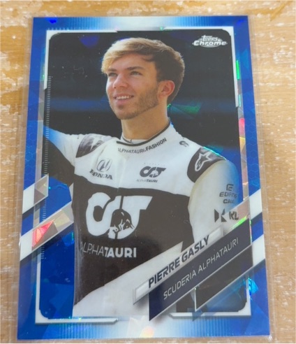 2021 Topps Chrome Formula 1 #30 Pierre Gasly — front