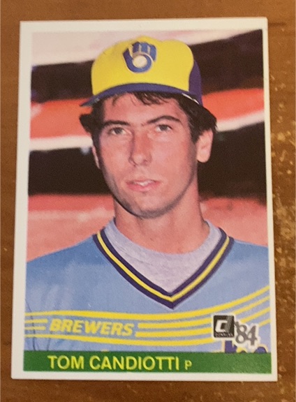 1984 Donruss #393 Tom Candiotti — front