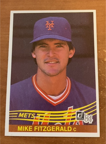 1984 Donruss #482 Mike Fitzgerald — front