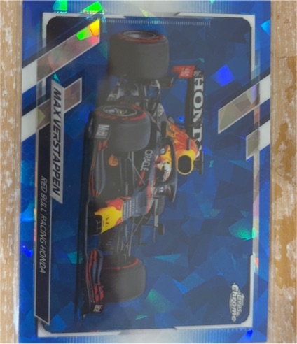 2021 Topps Chrome Formula 1 #98 Max Verstappen — front