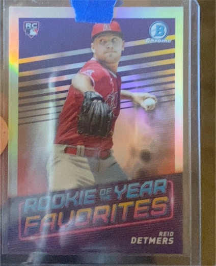 2022 Bowman Chrome #ROYF-14 Reid Detmers Rookie of the Year Favorites — front