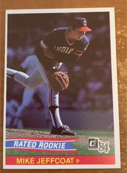 1984 Donruss #43 Mike Jeffcoat Rated Rookie — front