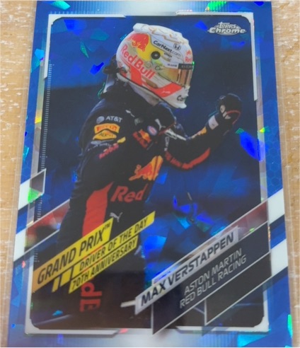 2021 Topps Chrome Formula 1 #167 Max Verstappen — front