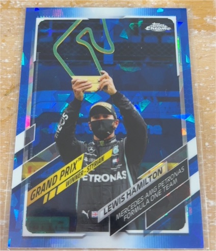 2021 Topps Chrome Formula 1 #139 Lewis Hamilton Grand Prix Winner Styria — front