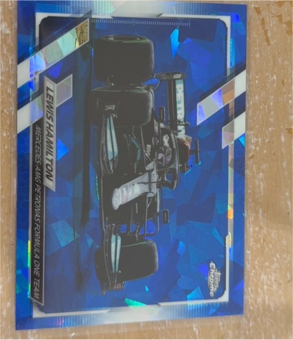 2021 Topps Chrome Sapphire Formula 1 #96 Lewis Hamilton — front