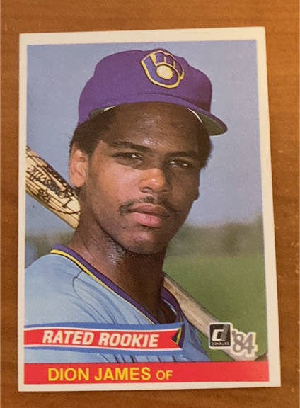 1984 Donruss #31 Dion James — front