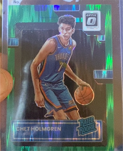 2022-23 Donruss Optic #208 Chet Holmgren Rated Rookie — front