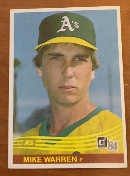 1984 Donruss #631 Mike Warren — front
