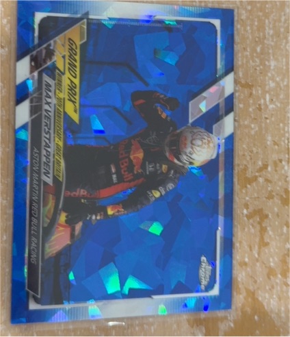 2021 Topps Chrome Sapphire Formula 1 #154 Max Verstappen — front