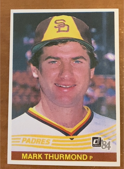 1984 Donruss #505 Mark Thurmond — front