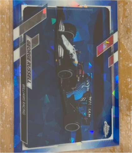 2021 Topps Chrome Formula 1 #114 George Russell Williams Racing — front
