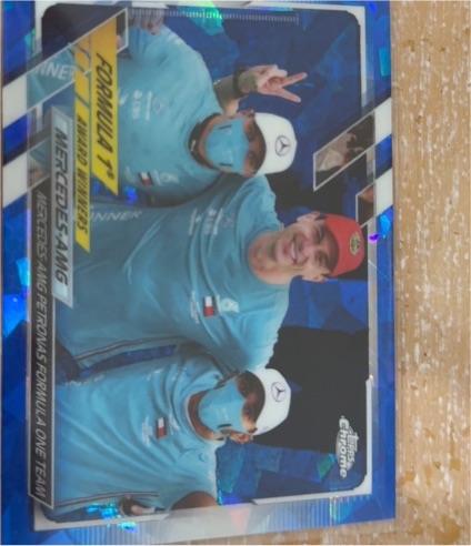 2021 Topps Chrome Formula 1 #172 Toto Wolff/Mercedes-AMG/Valtteri Bottas — front