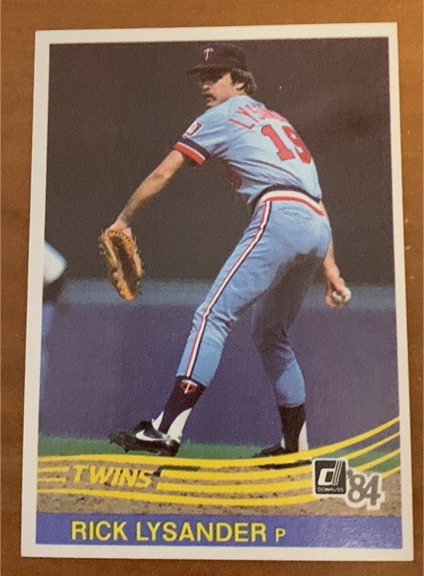 1984 Donruss #560 Rick Lysander — front