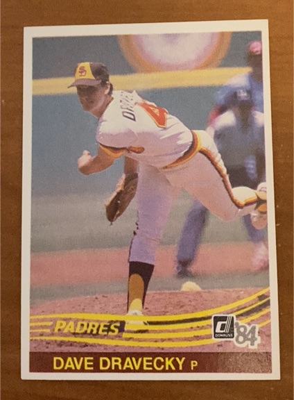 1984 Donruss #551 Dave Dravecky — front
