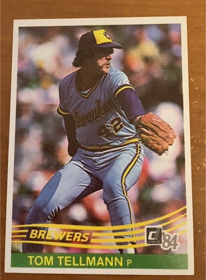 1984 Donruss #149 Tom Tellmann — front