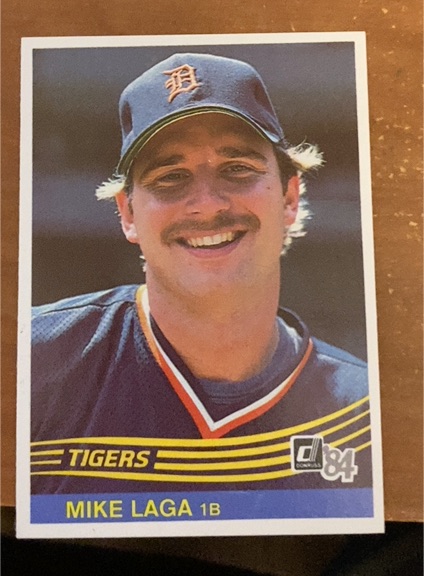 1984 Donruss #491 Mike Laga — front
