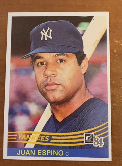 1984 Donruss #92 Juan Espino — front
