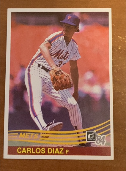 1984 Donruss #600 Carlos Diaz — front