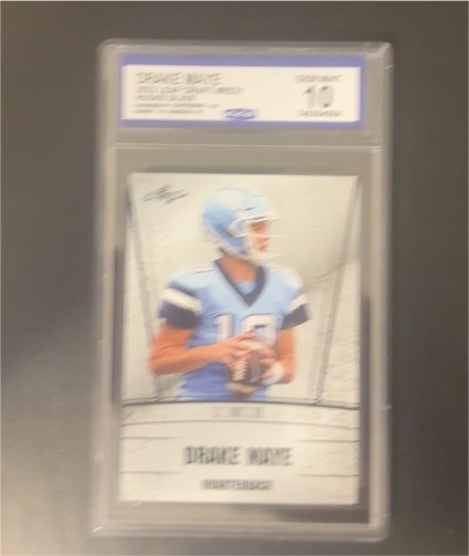 2024 Leaf Draft Silver Rookie #RS-10 Drake Maye — front