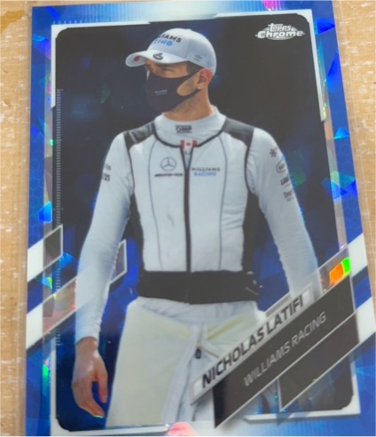 2021 Topps Chrome Formula 1 #42 Nicholas Latifi — front