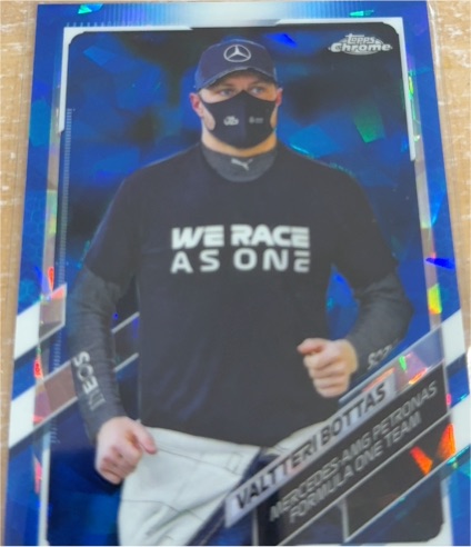 2021 Topps Chrome Formula 1 #44 Valtteri Bottas — front