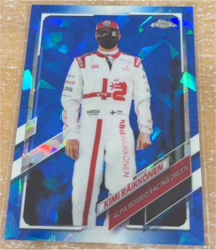 2021 Topps Chrome Sapphire Formula 1 #34 Kimi Räikkönen — front