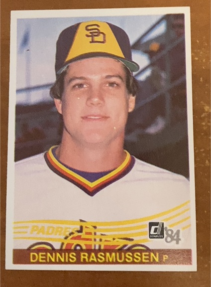 1984 Donruss #446 Dennis Rasmussen — front