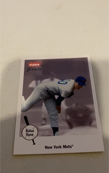 2002 Fleer Greats of the Game #61 Nolan Ryan — front