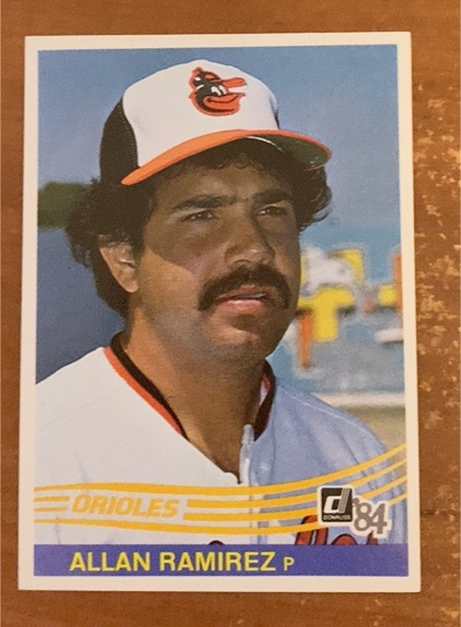 1984 Donruss #332 Allan Ramirez — front