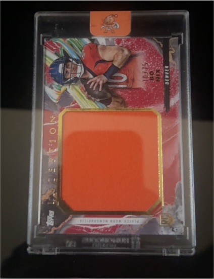 2024 Topps Inception Bo Nix Rookie Jumbo Relic RJR-BN — front
