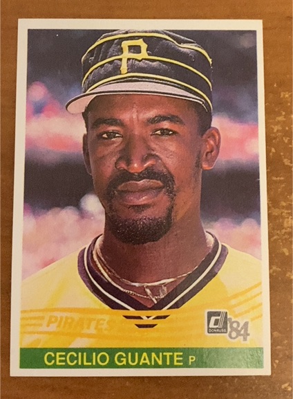 1984 Donruss #78 Cecilio Guante — front
