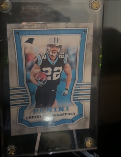 2017 Panini Rookies #111 Christian McCaffrey — front