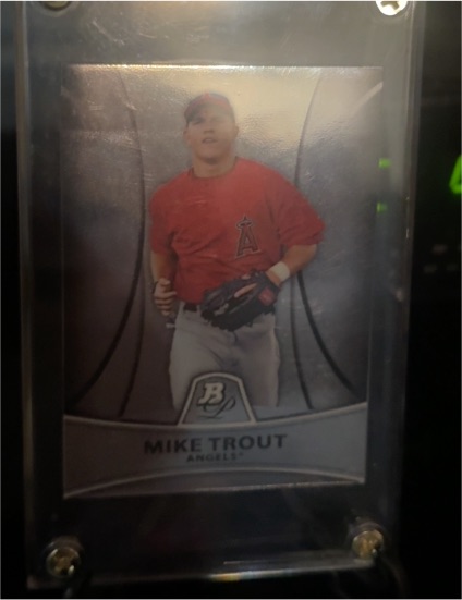 2010 Bowman Platinum Prospects #PP5 Mike Trout Rookie Card — front