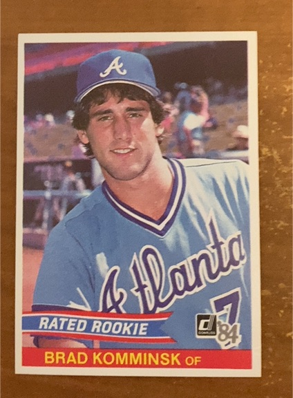 1984 Donruss #36 Brad Komminsk — front