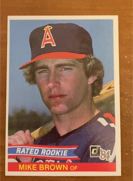 1984 Donruss #42 Mike Brown — front