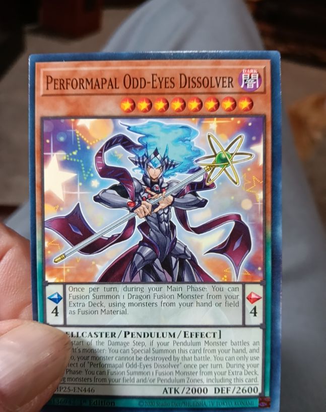 2020 Yu-Gi-Oh! MP25-EN446 Performapal Odd-Eyes Dissolver — front