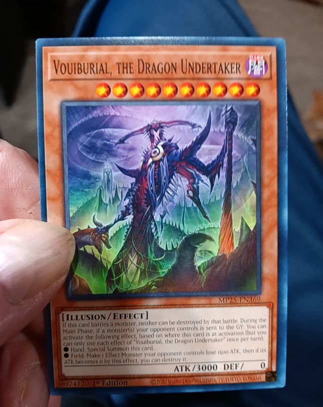 2020 Yu-Gi-Oh! MP25-EN369 Vouiburial, the Dragon Undertaker — front