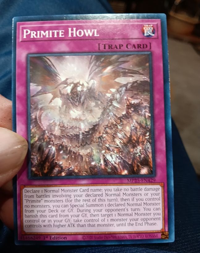 2020 Yu-Gi-Oh! MP25-EN429 Primite Howl — front