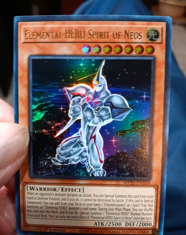 Yu-Gi-Oh! 2025 MP25-EN268 Elemental HERO Spirit of Neos — front