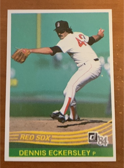 1984 Donruss #639 Dennis Eckersley Boston Red Sox — front