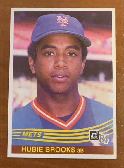 1984 Donruss #607 Hubie Brooks — front